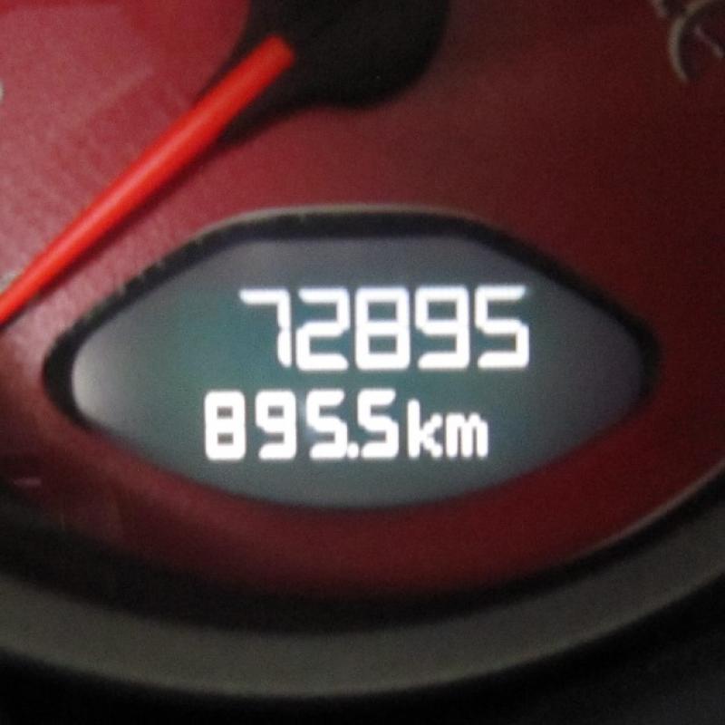 走行距離は72,895km