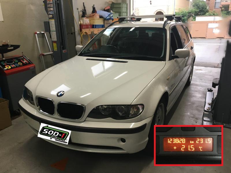 BMW 318i(E46)　ATフルード交換+SOD-1Plus添加　(定期交換+予防整備)