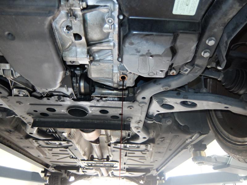 ATFを抜いています。