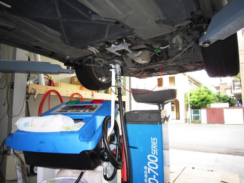 新しいATFを注入