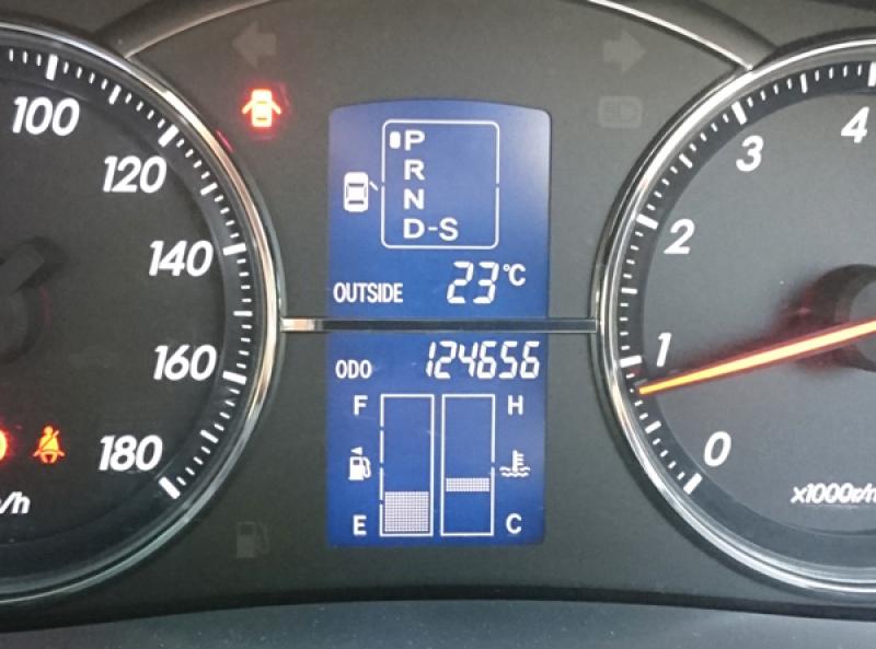 走行距離124,656㎞