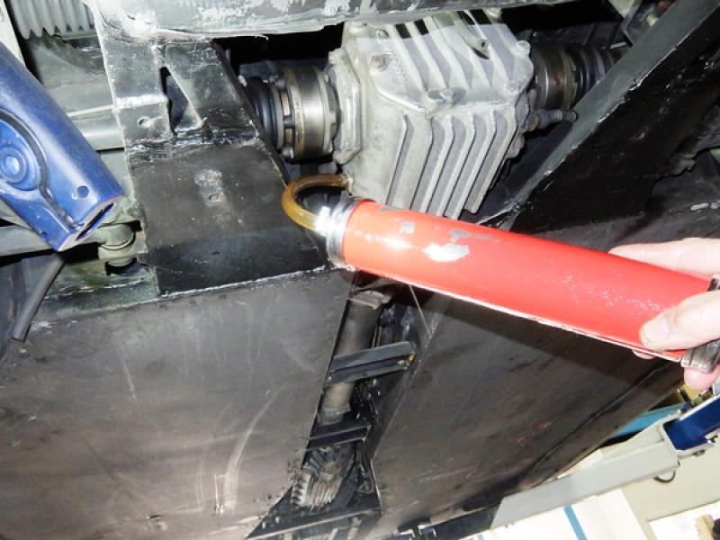 フロントデフにSOD-1Plus添加（総油量の10％）