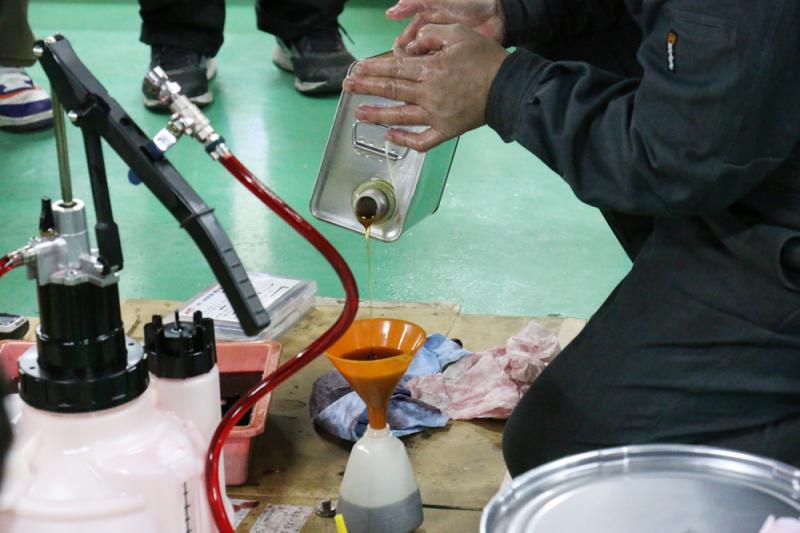 フルード交換後にはもちろんSOD-1Plusを添加します。