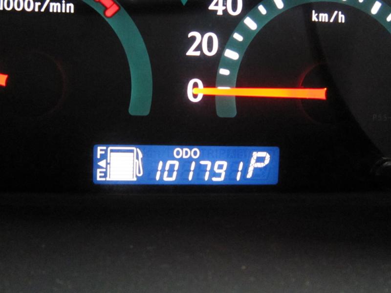 走行距離101,791km