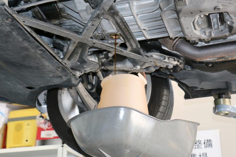 CVTF排出１回目。