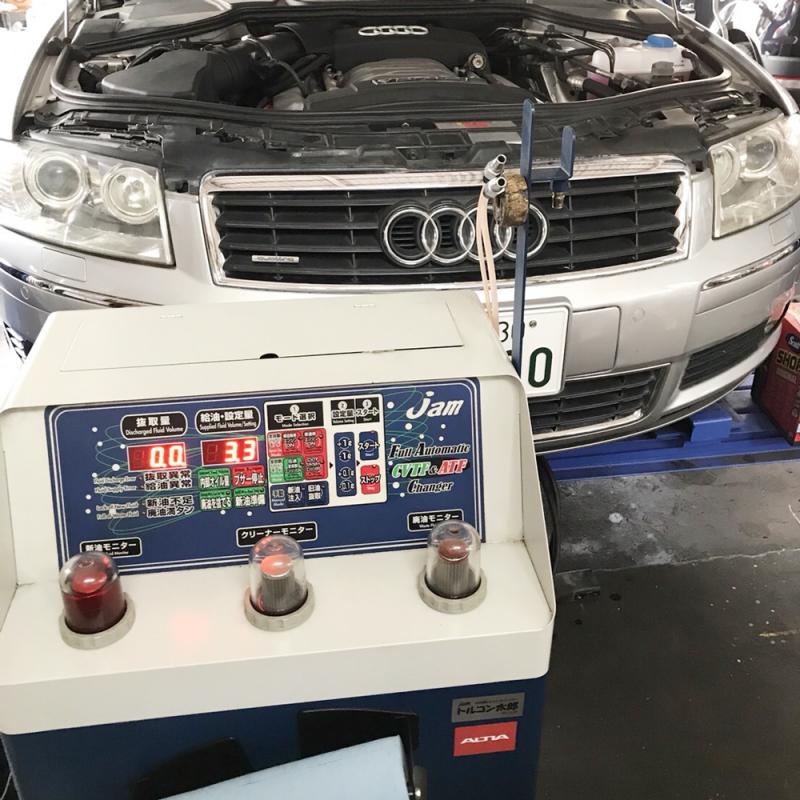 トルコン太郎でATF交換中