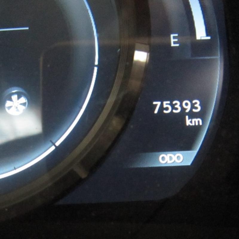 走行距離は75393Km
前回のCVTフルード交換から約2万km走行。