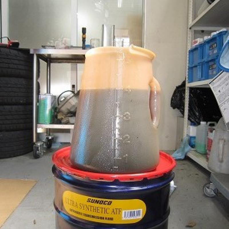 約4L抜けました。
