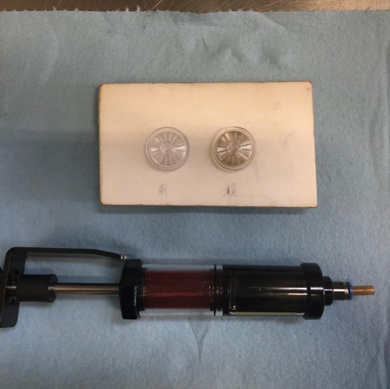 コンタミチェックの実施
摩耗度は「2.0」程度でした。