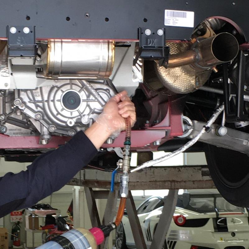 ミッションフルードにSOD-1Plusを添加します。