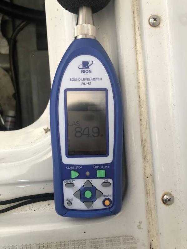 添加前1,500ｒｐｍ
騒音値：84.9dB