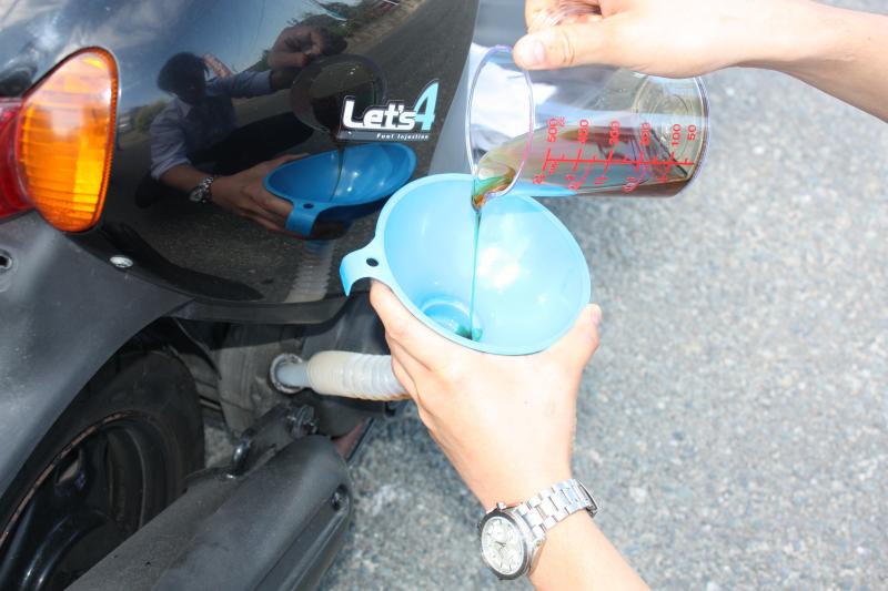 SOD-1を80㏄（総油量の10％）添加