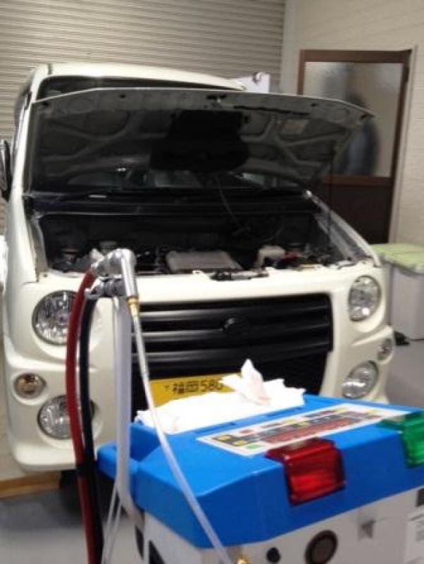 チェンジャーを使用しATF交換。その後SOD-1Plusを総油量の7％添加。