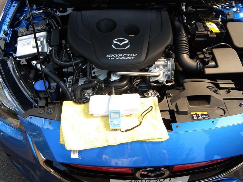 振動計とストップウォッチを設置