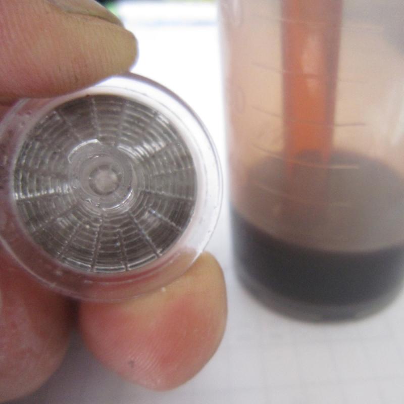 コンタミチェックの結果は消耗度３
交換によるリスクも説明したうえで、お客様ご了承のもと施工します。