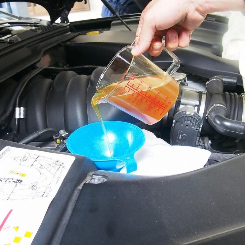 エンジンにSOD-1Plusを添加します。
