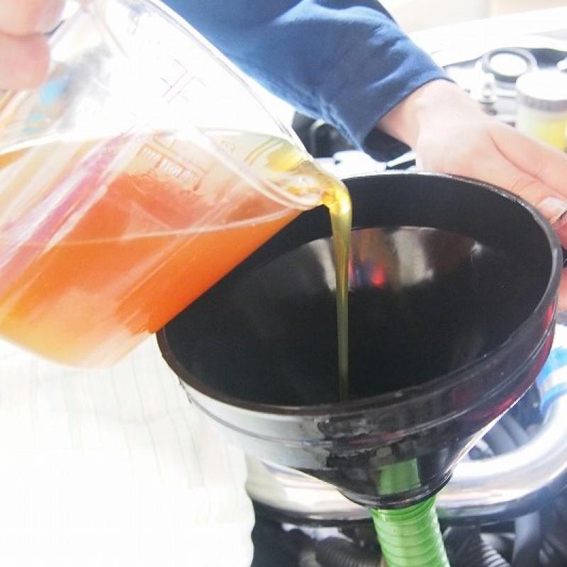 フルード交換後SOD-1Plusを添加します。
