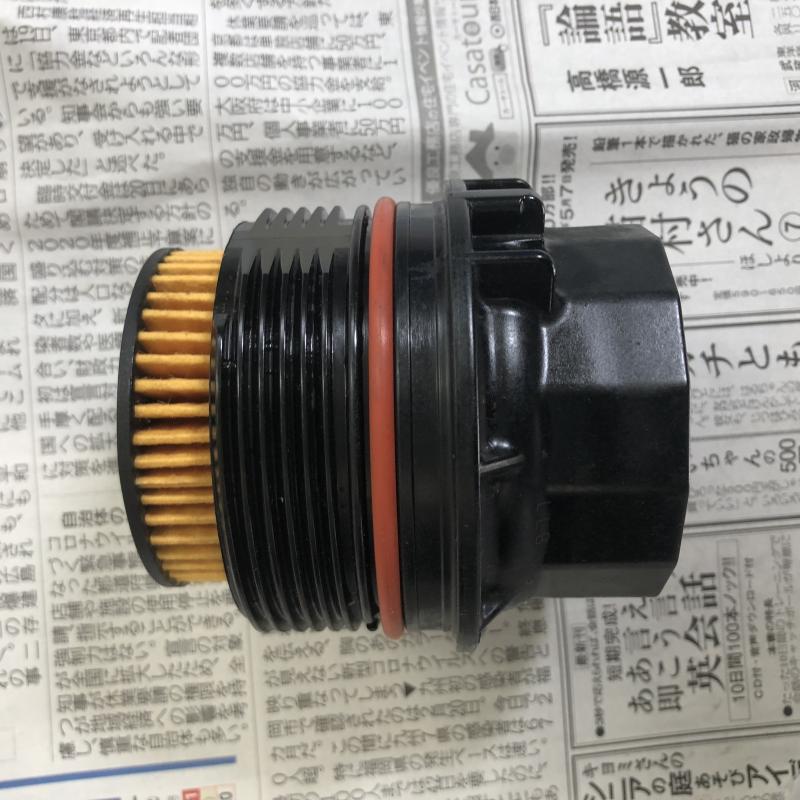 フィルターとОリングを新品に交換します。
