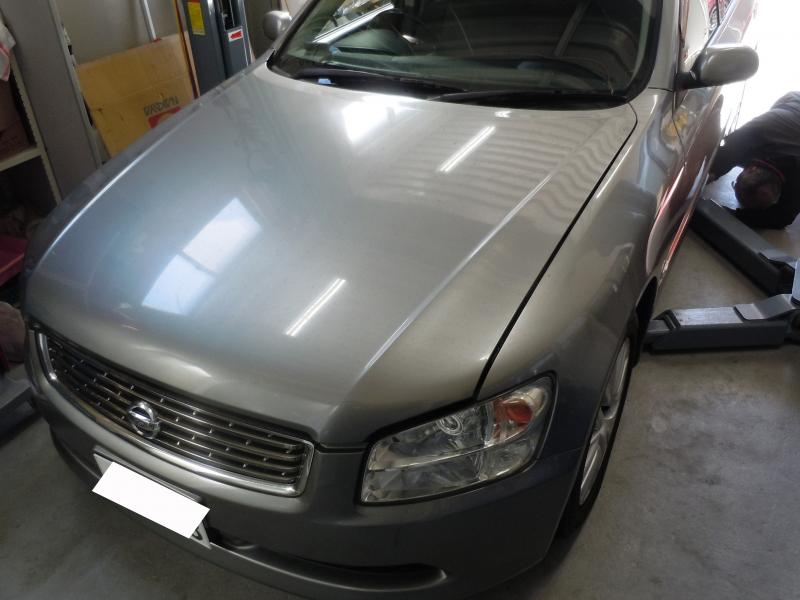 【ニッサン ステージア】コンタミチェックご希望でのご来店　