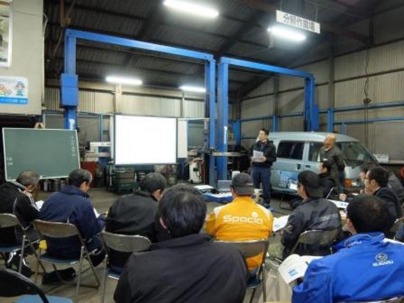 鹿児島県 田之頭自動車様で実車を用いた講習会