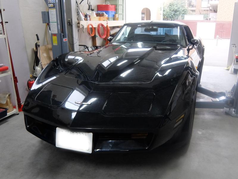 【シボレー コルベット】予防整備でSOD-1Plus添加