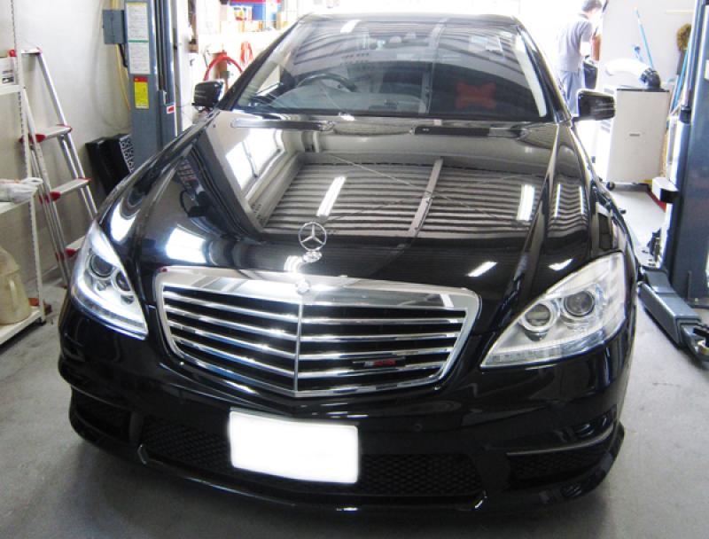 【メルセデス・ベンツ S63-AMG】予防整備としてSOD-1Plus添加