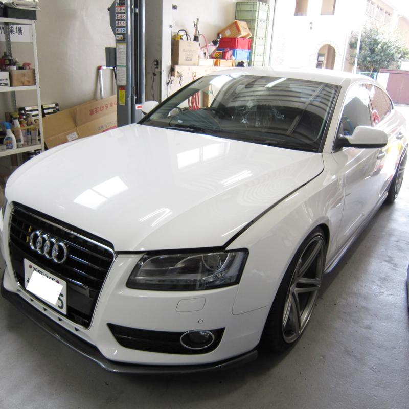 【アウディ  A5】DSGオーバーホール後に予防整備としてSOD-1Plus添加