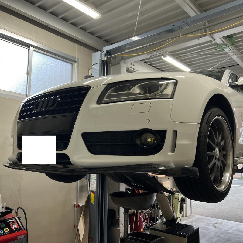 【アウディ A5 QUATTRO】DSGF交換&SOD-1Plus添加で変速ショック大が改善！