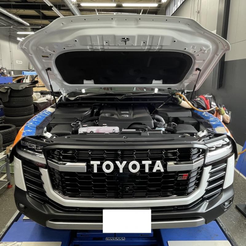 【トヨタ ランドクルーザー GR SPORT】全箇所SOD-1Plus添加のみで新車時から予防整備！