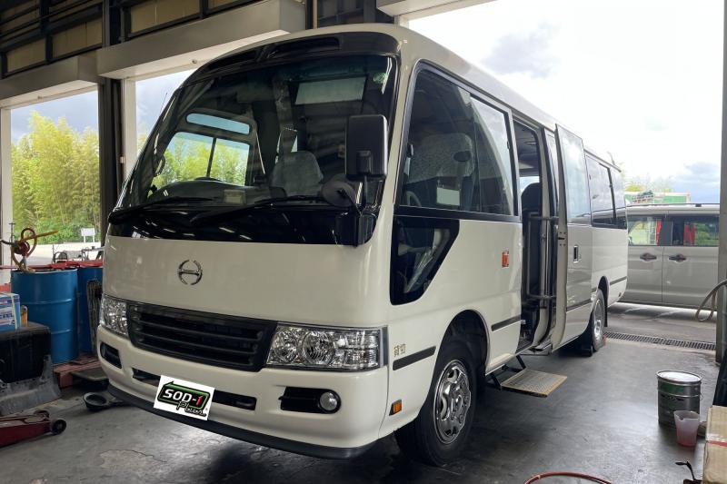 【観光バス：日野 リエッセⅡ】フルード交換＋SOD-1Plusで4日に1回の警告灯がゼロに！