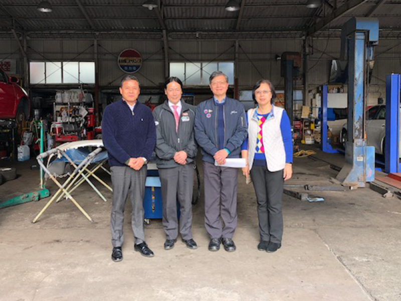 1月18～19日　台湾業務代表の呉様にご来福いただきました