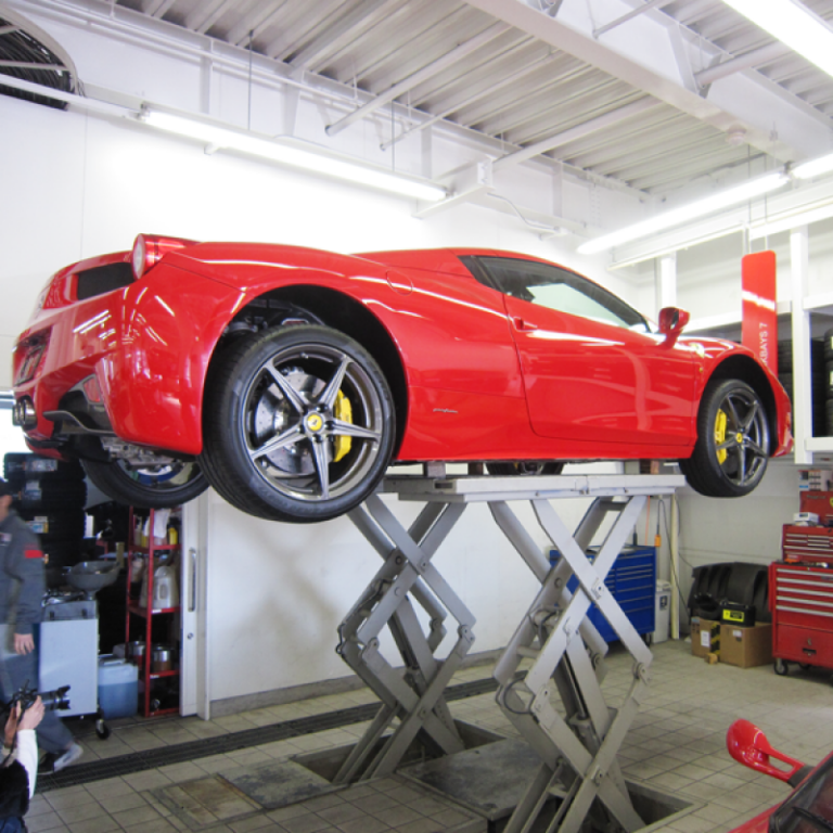 【フェラーリ 458スパイダー】予防整備としてSOD-1Plus添加