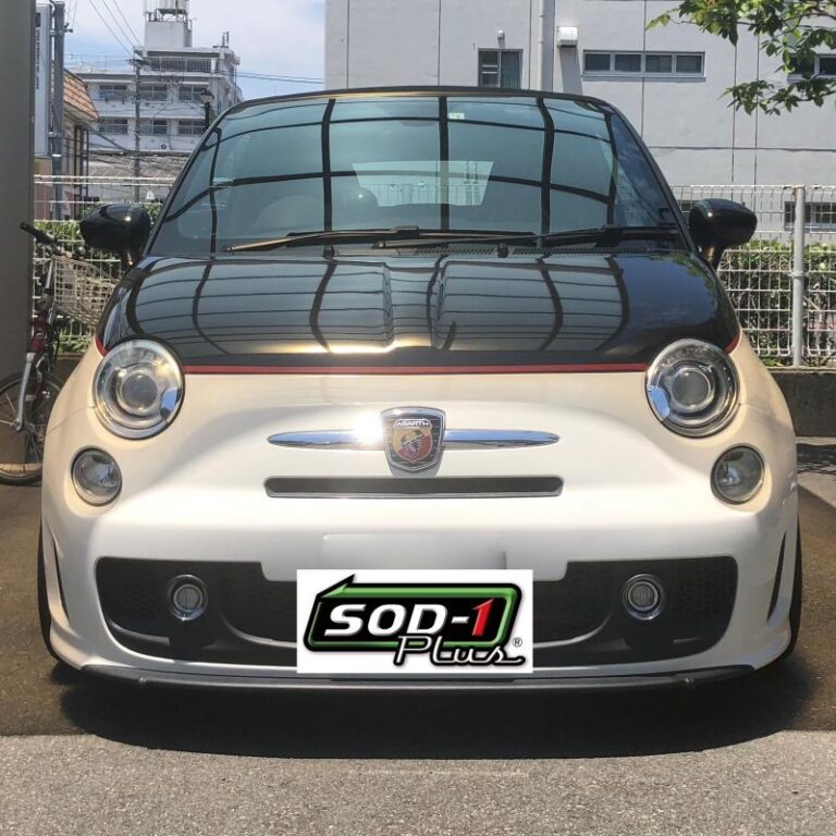 【アバルト 500C】【検証】エンジンオイル交換+SOD-1Plus添加で予防整備・オイル消費改善