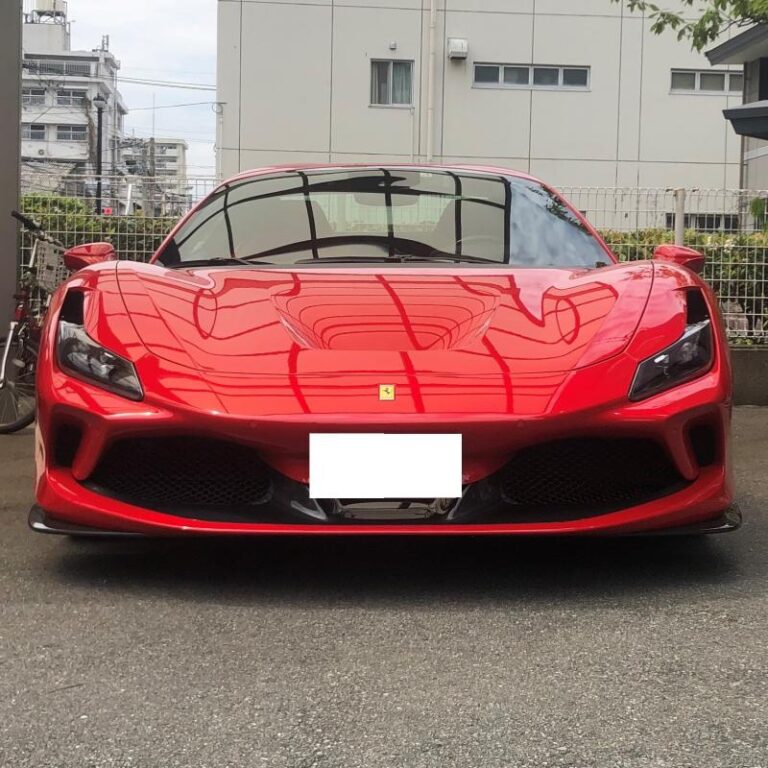 【フェラーリ F8 スパイダー】新車予防整備としてSOD-1Plus全箇所添加