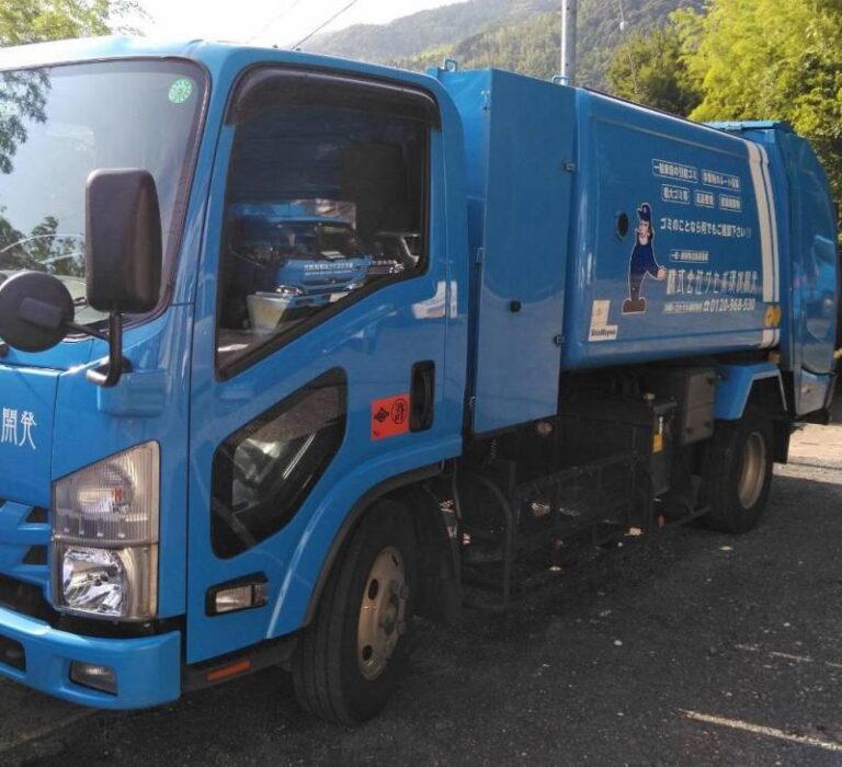 【いすゞエルフ】ゴミ収集車に予防整備で使った結果！協力店サセボ環境開発社提供事例